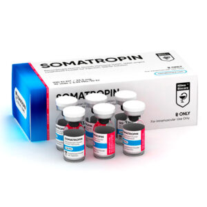HGH SOMATROPIN (POWDER) (10 IU/VIAL X 10 VIALS – 100 IU) + BACTERIOSTATIC WATER